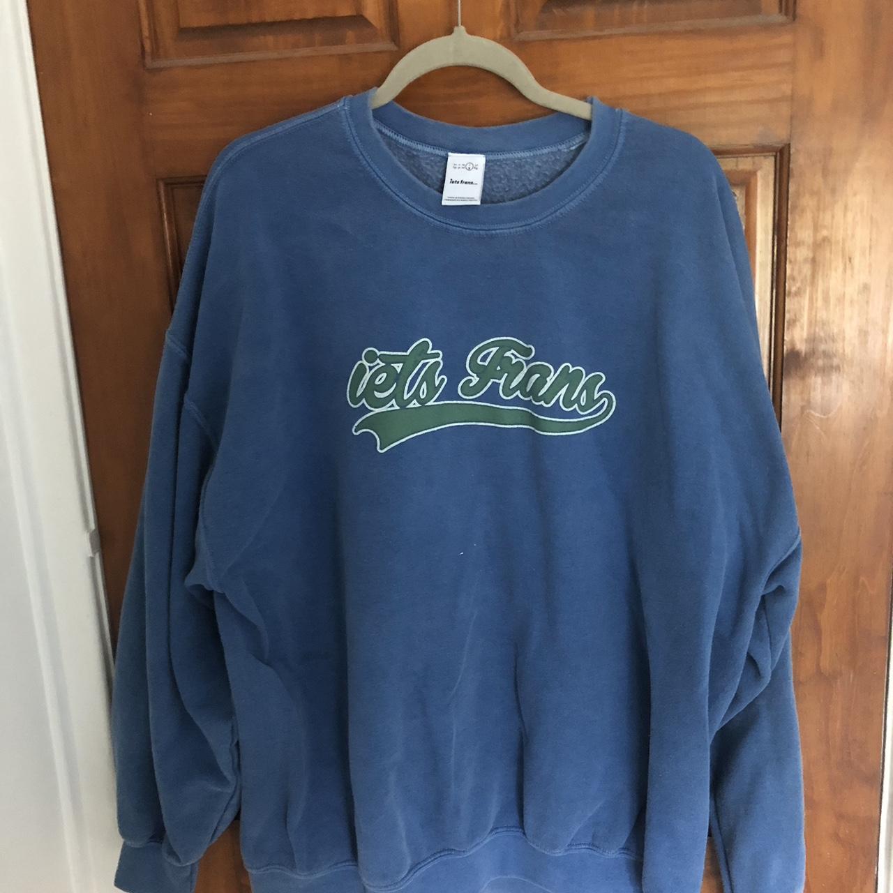 Iets Frans Blue Jumper Great jumper with amazing... - Depop