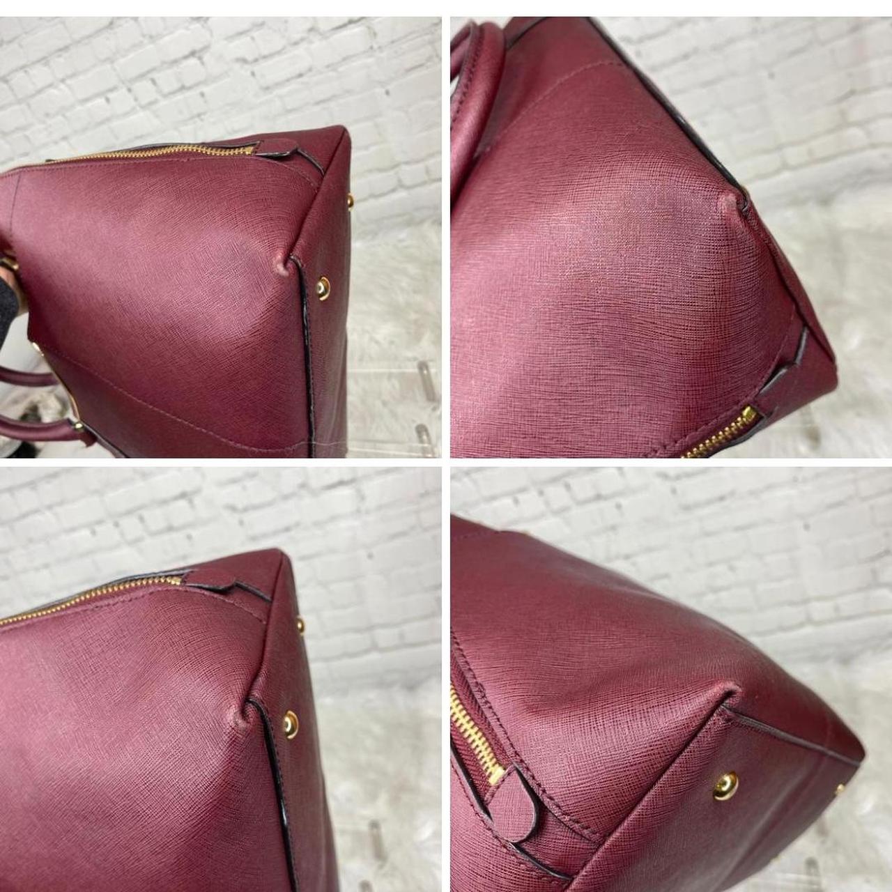 Calvin Klein Saffiano Domed Chain Crossbody - Depop