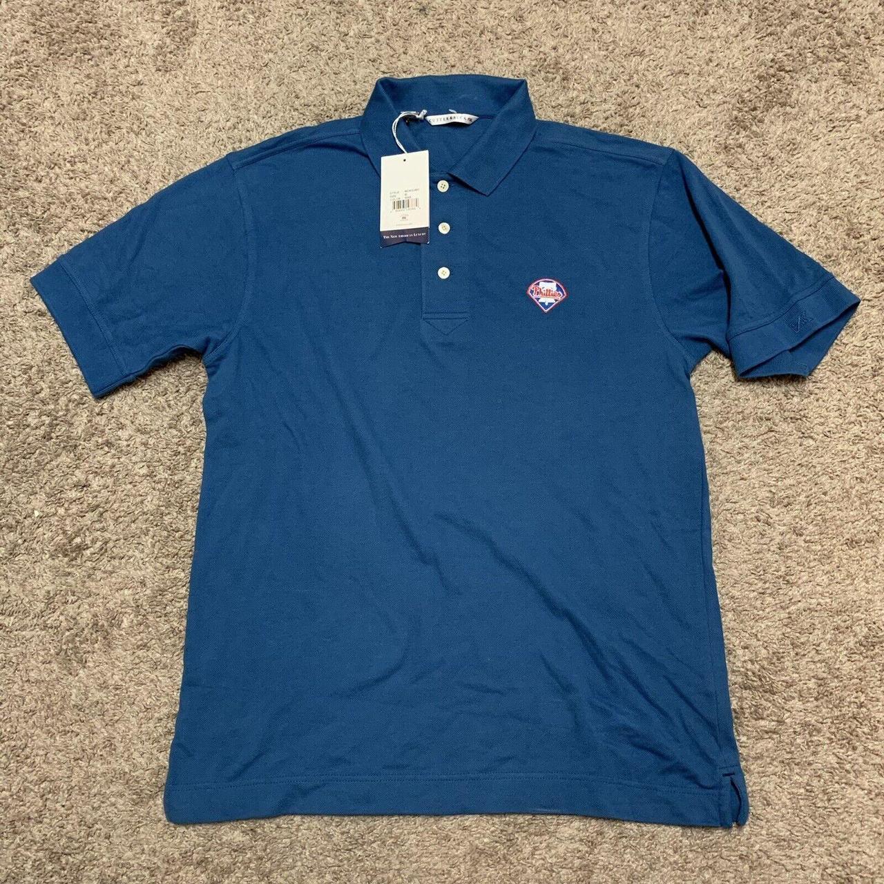 PHILADELPHIA PHILLIES CUTTER & BUCK POLO SHIRT MEN'S... - Depop