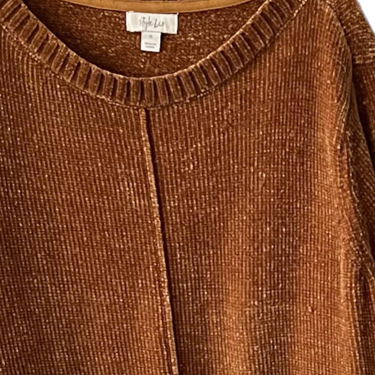 Oversize comfy Fall Carmel pull over sweater. Has... - Depop