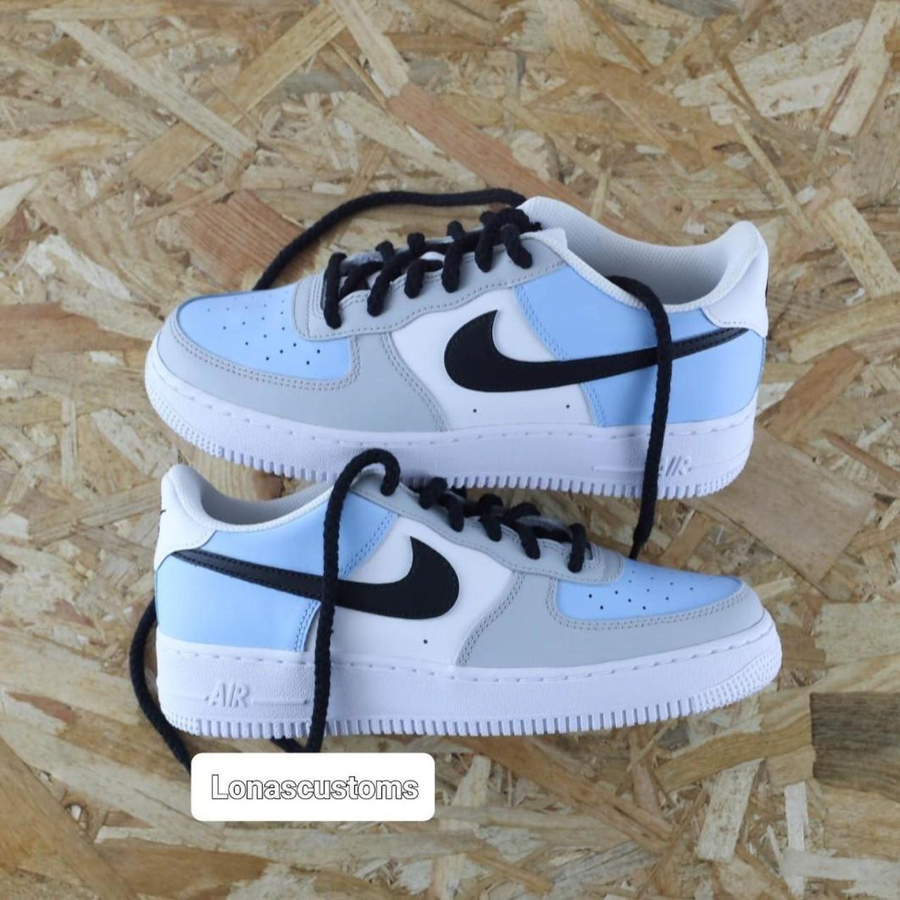 Sketch Off white AF1 Complexcon custom. Genuine - Depop