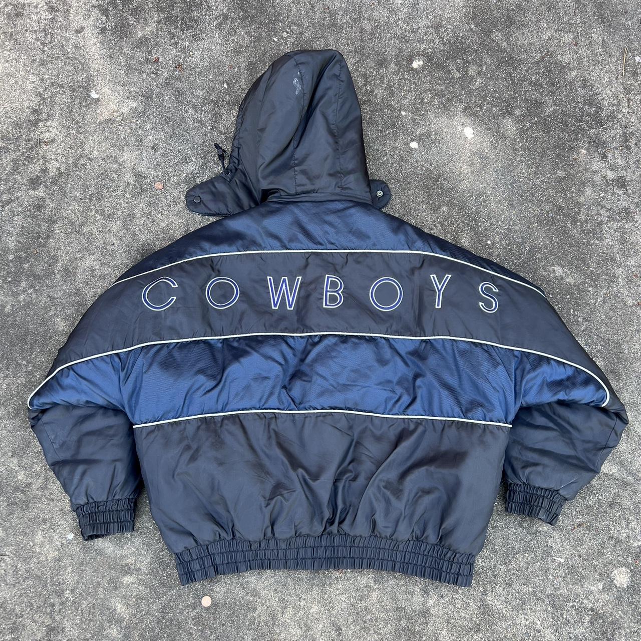 Vintage 90s reversible NFL Dallas Cowboys jacket - Depop