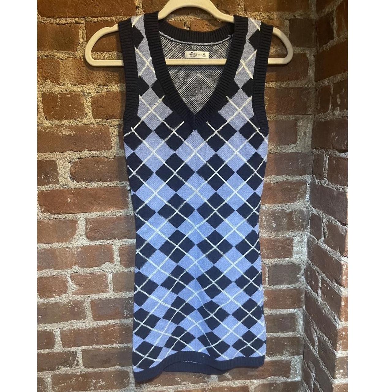 Argyle cheap sweater dress