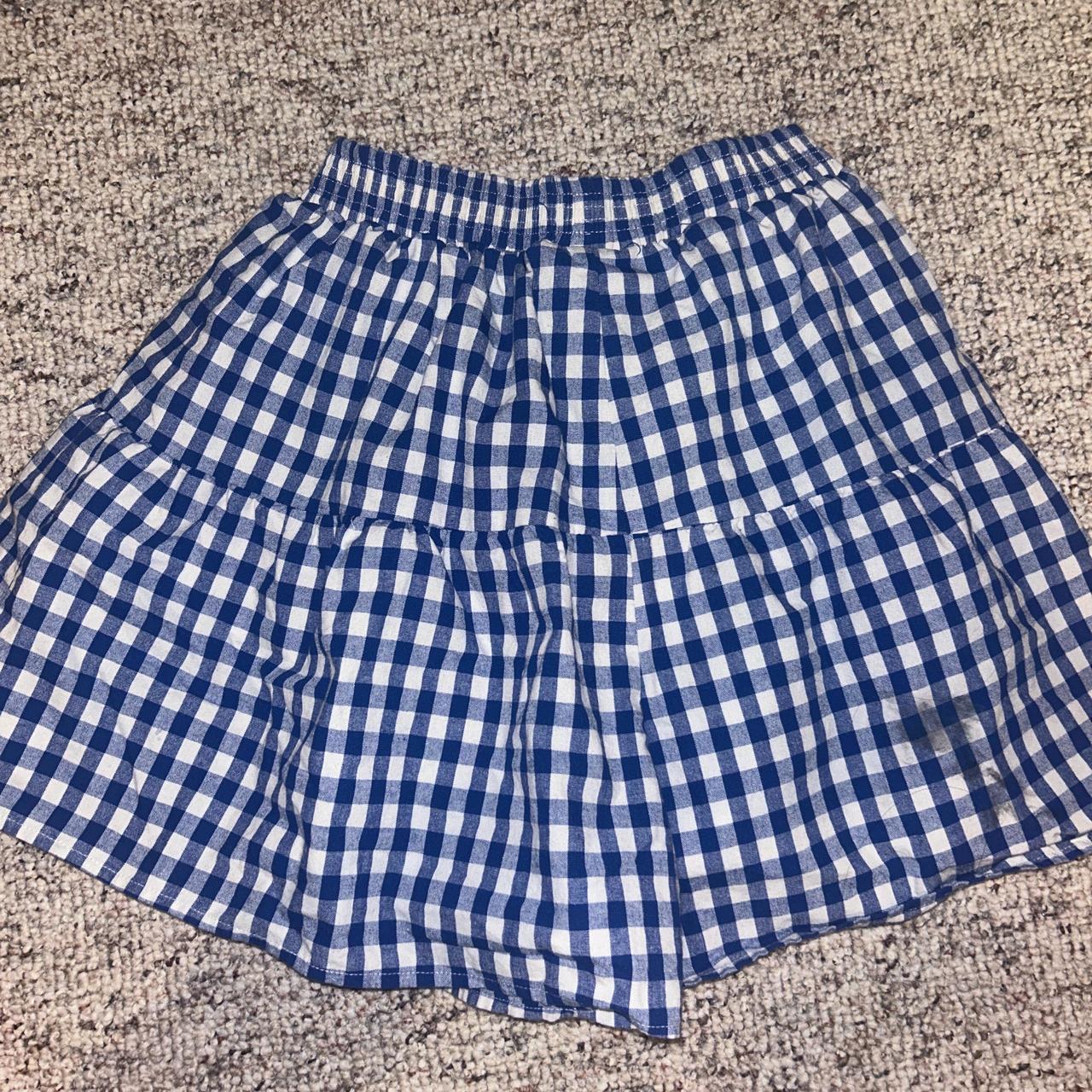 Blue Gingham Cottagecore Coquette Rare Editions... - Depop