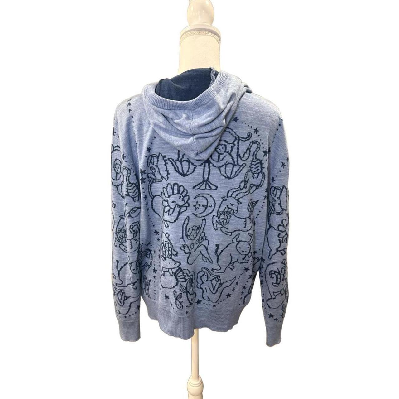 Preloved Women's Hoodie - Blue/Blue - S – Happy S… - image 3