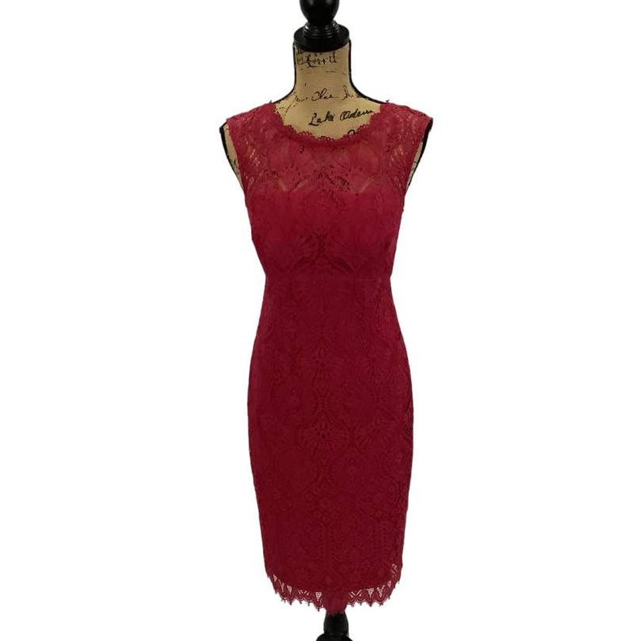 Monsoon red 2024 lace dress