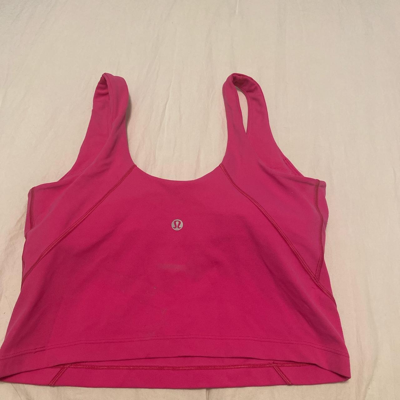 lululemon sonic pink align tank top •comes with - Depop
