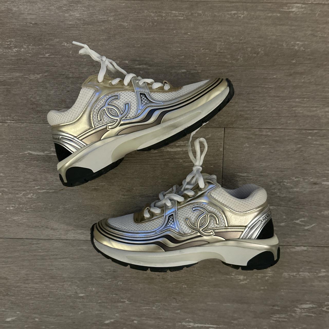 Chanel 2024 clear trainers