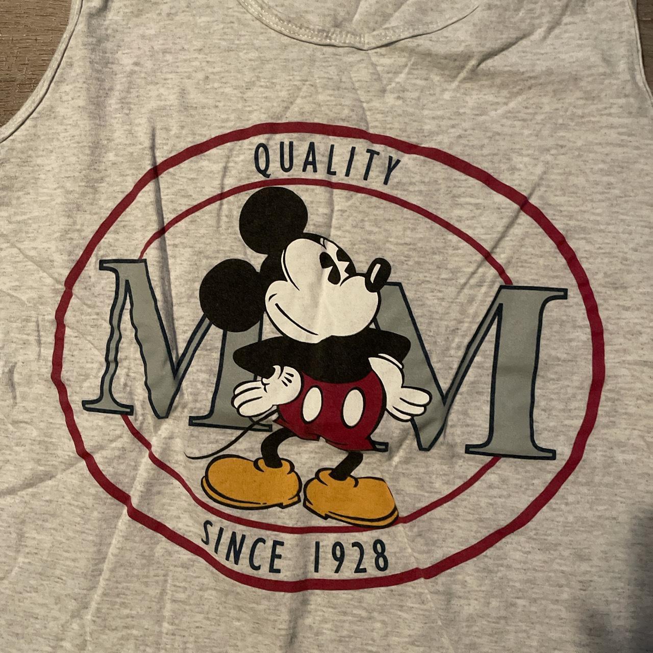 Vintage Disney Mickey Mouse Tank Top. Nice Little - Depop