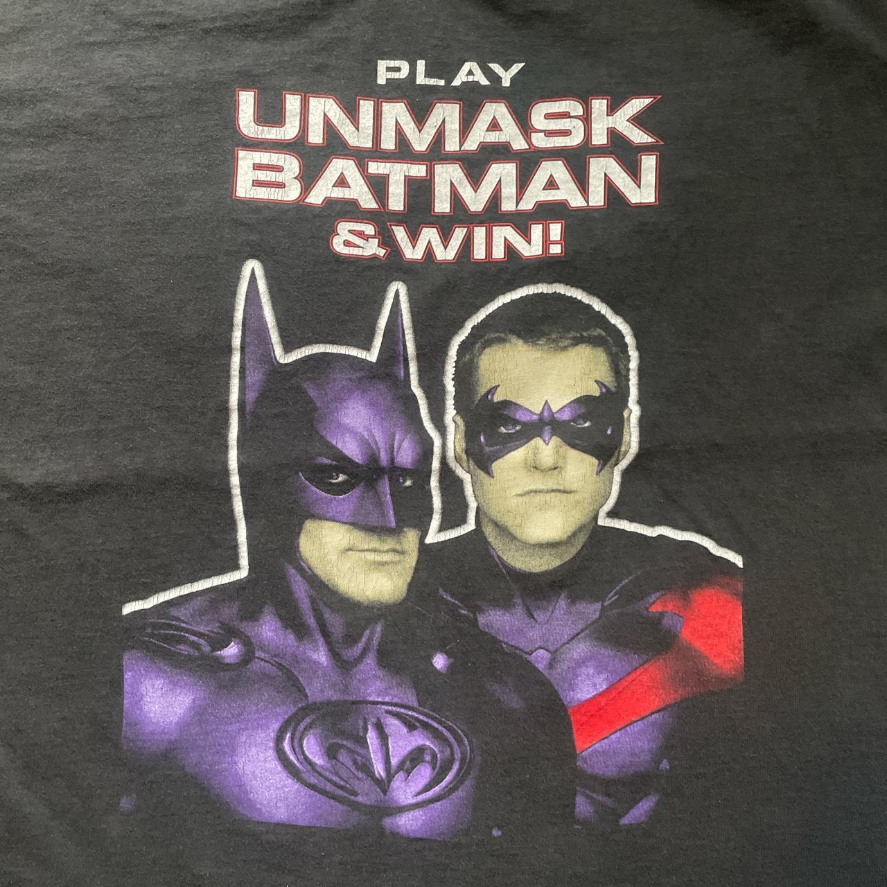 Vintage shops 90s 1997 Batman & Robin movie promo tee shirt