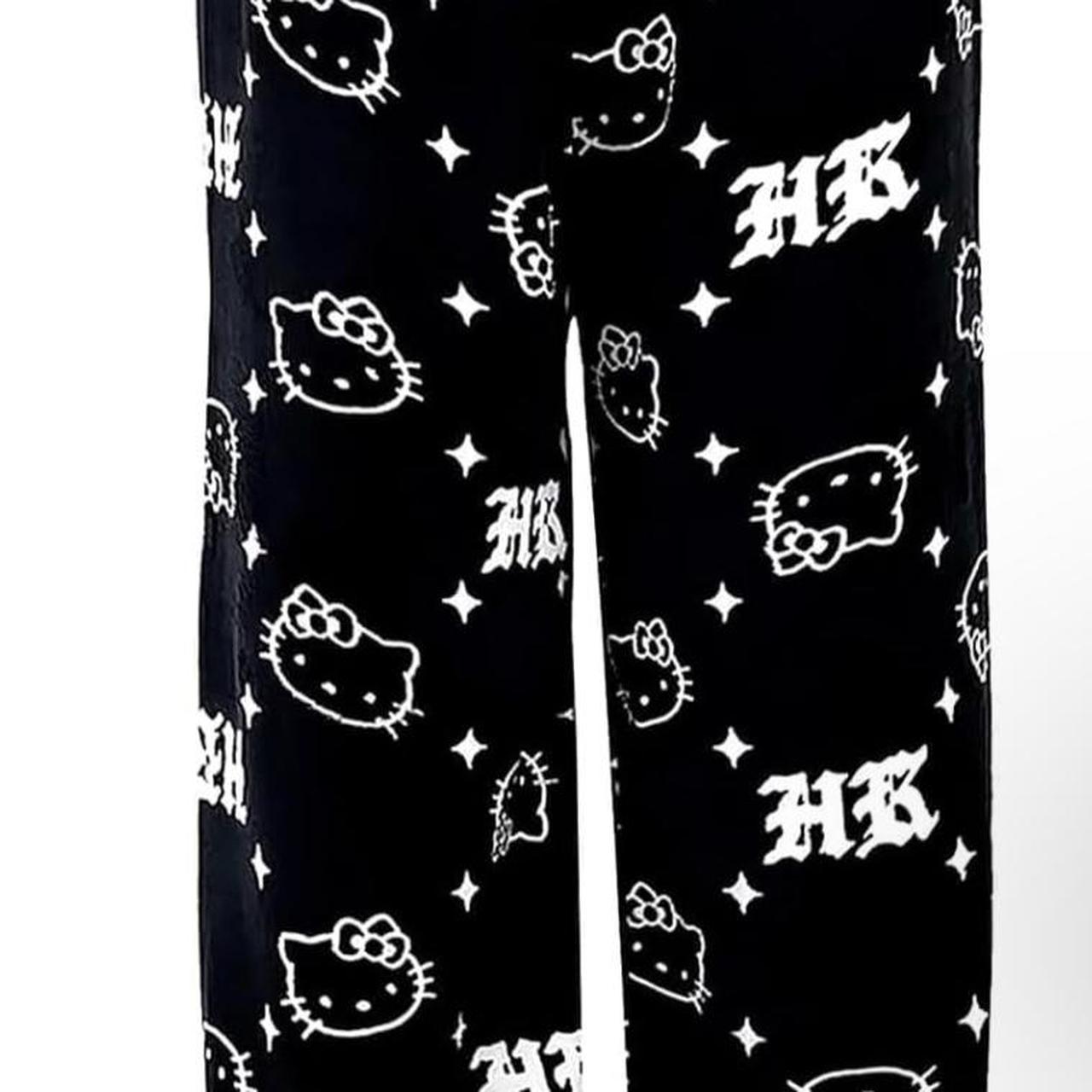 New Super Soft Hello kitty Pajama pants 🖤🤍 Size... - Depop