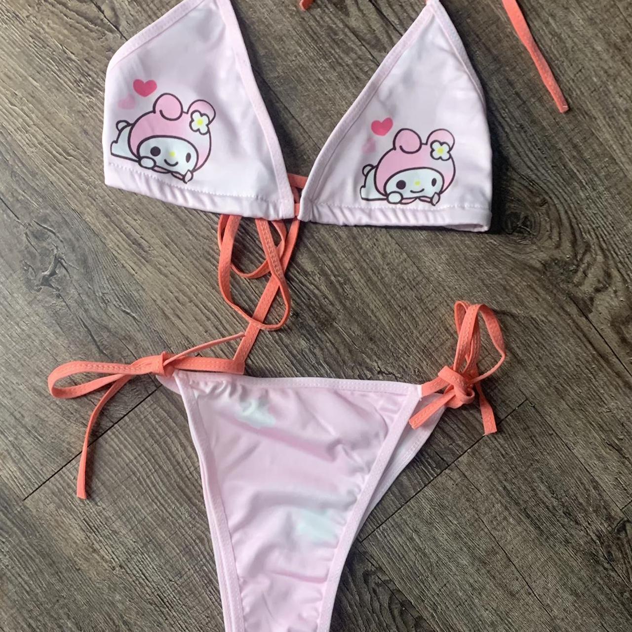 My Melody bikini m/l 🫧💕🔥 #hellokitty #bikini #y2k... - Depop