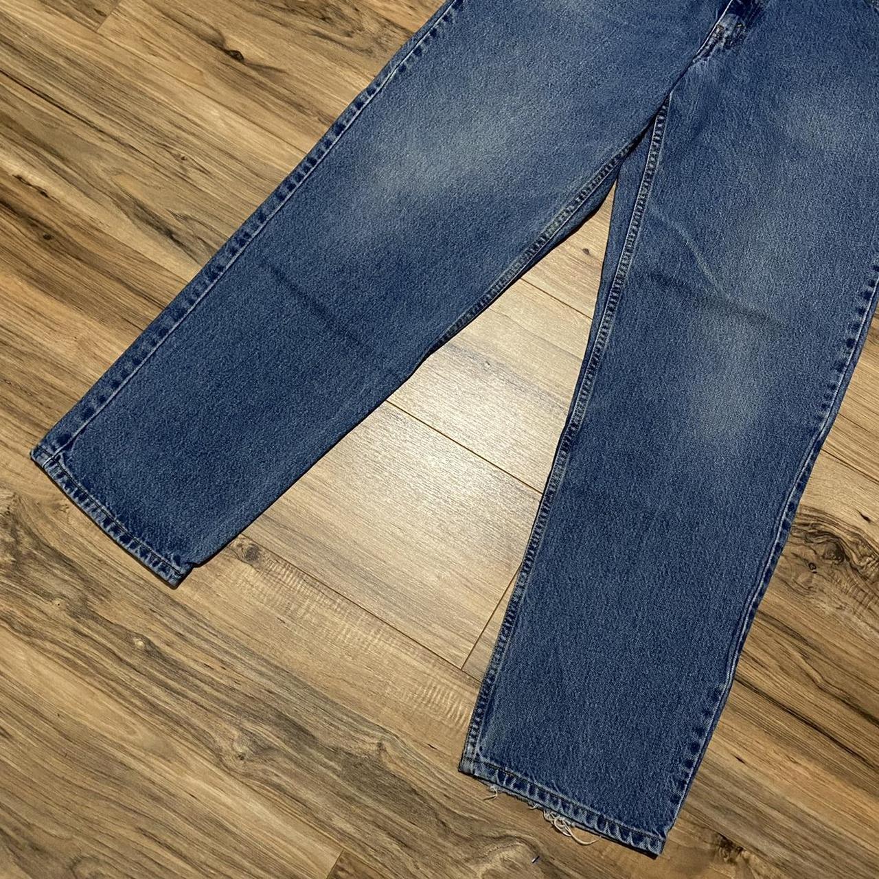 Y2k Levi 550 Relaxed Fit Blue Jeans Size Depop 