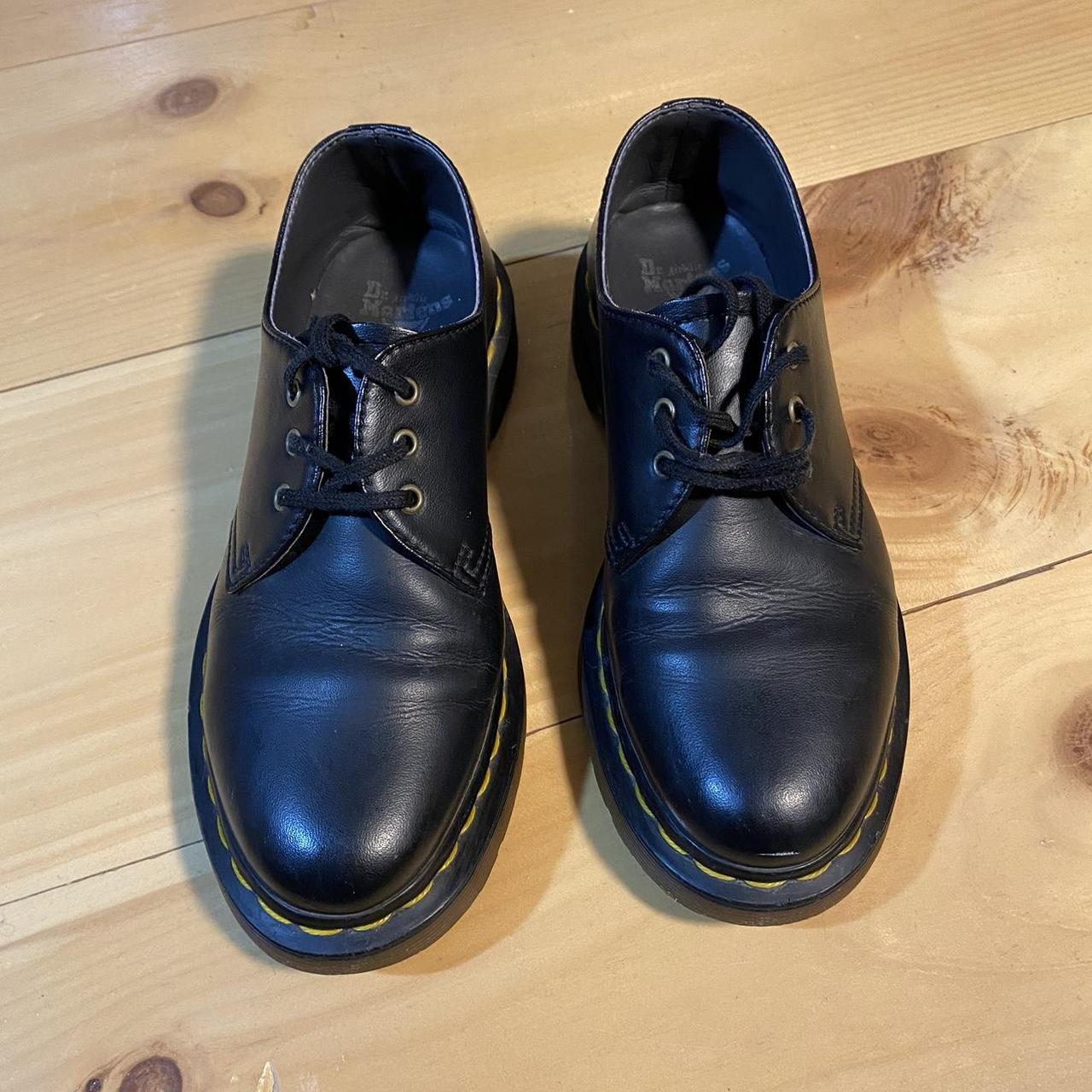 Doc Marten Black Vegan Oxfords Size 5 Women *all... - Depop