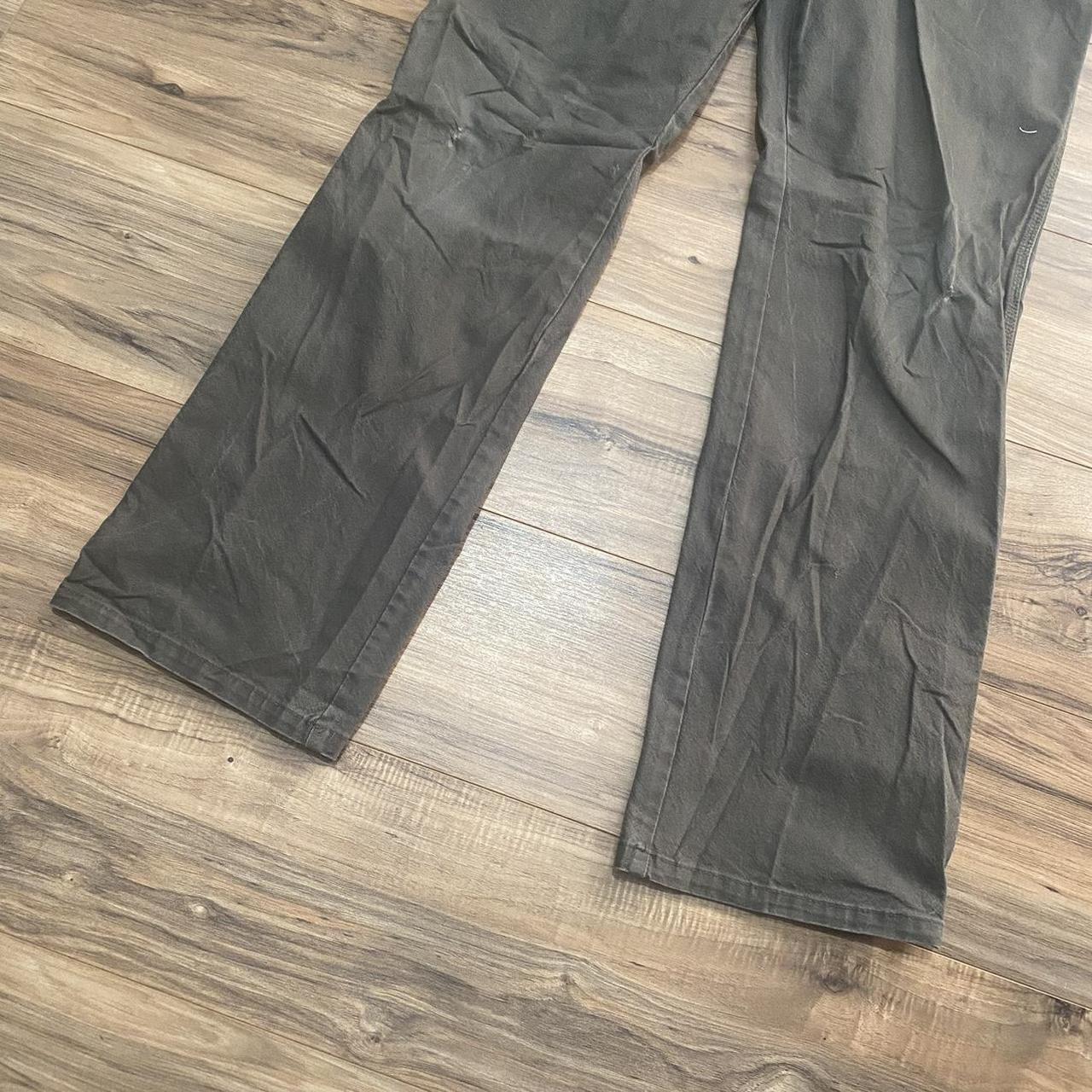 Dickies Men's Green and Khaki Jeans | Depop