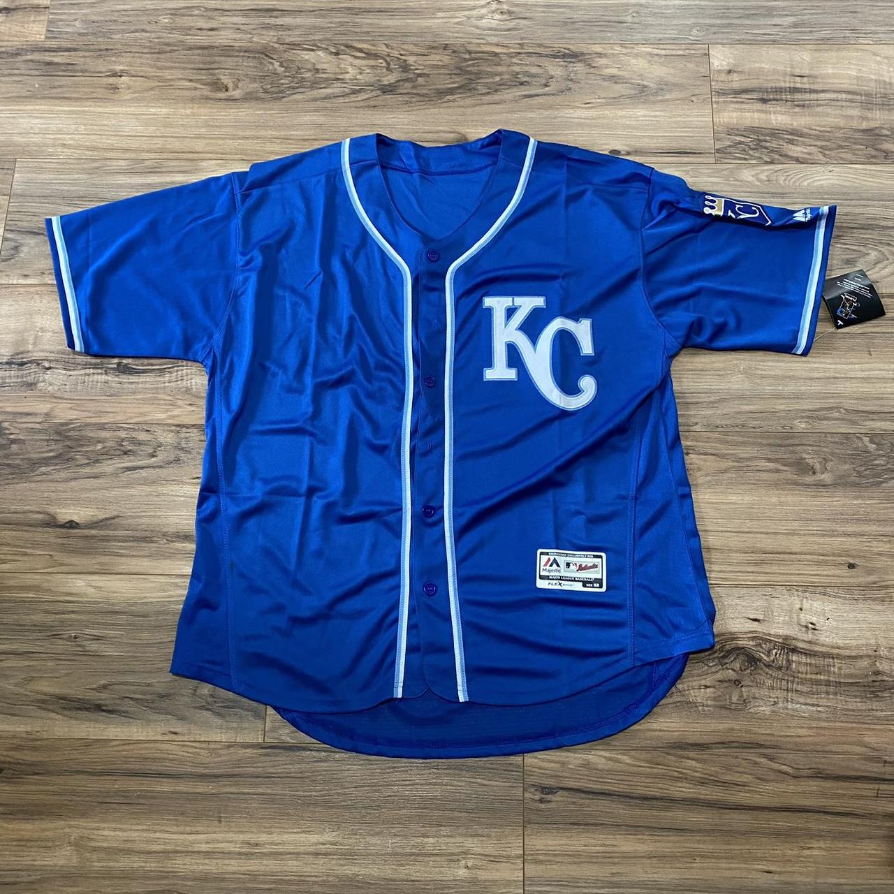 Majestic FlexBase Kansas City Royals Blank Jersey - Depop