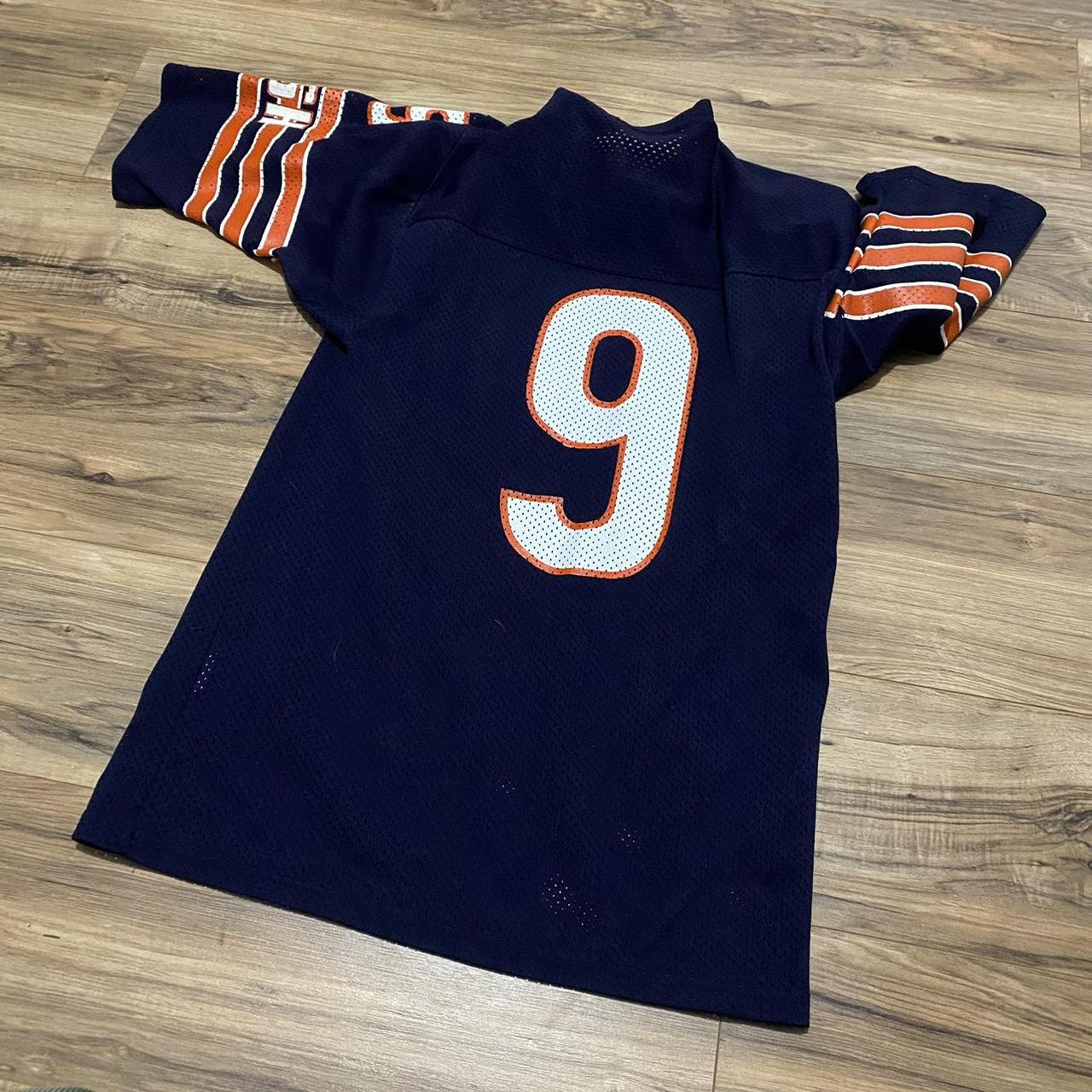 Vintage Sand Knit Jim Mcmahon Chicago Bears Football Jersey