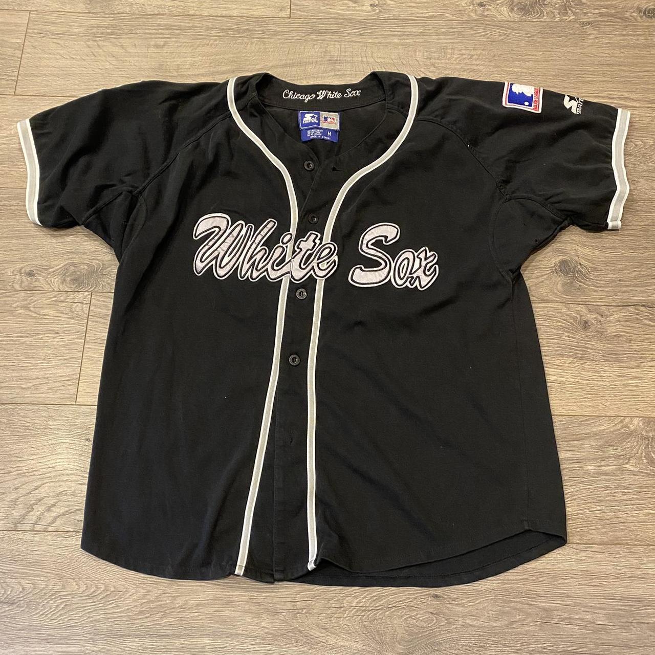 1990s cotton Miller lite promotional Sox jersey - Depop