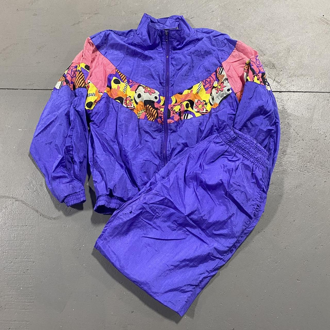 90s Longstreet Art Windbreaker Sweatsuit Size