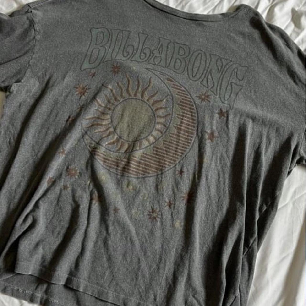 billabong grey t shirt