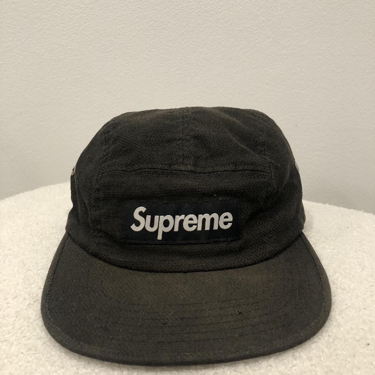 Supreme Leopard Safari Camp Cap in the black | Depop
