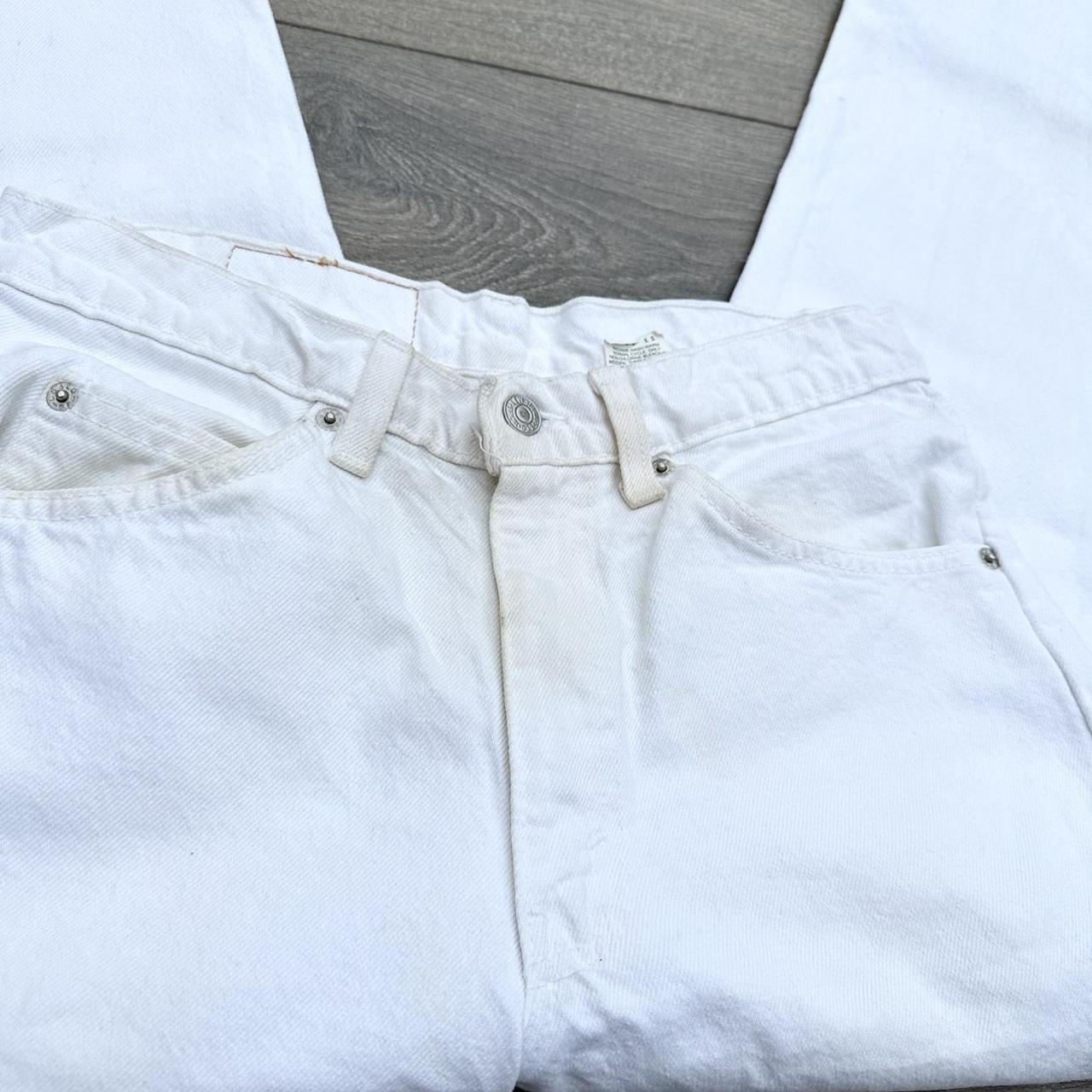 Levi's Men's White Jeans | Depop