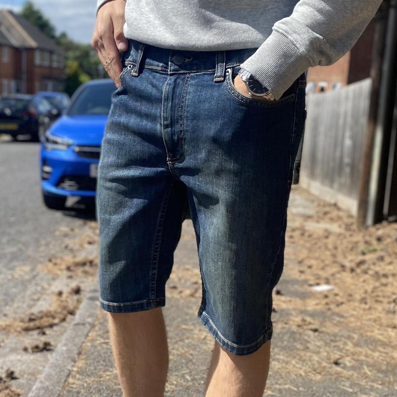 Dickies Men's Blue and Navy Shorts | Depop