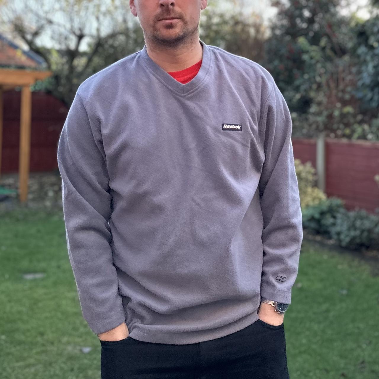 reebok grey jumper