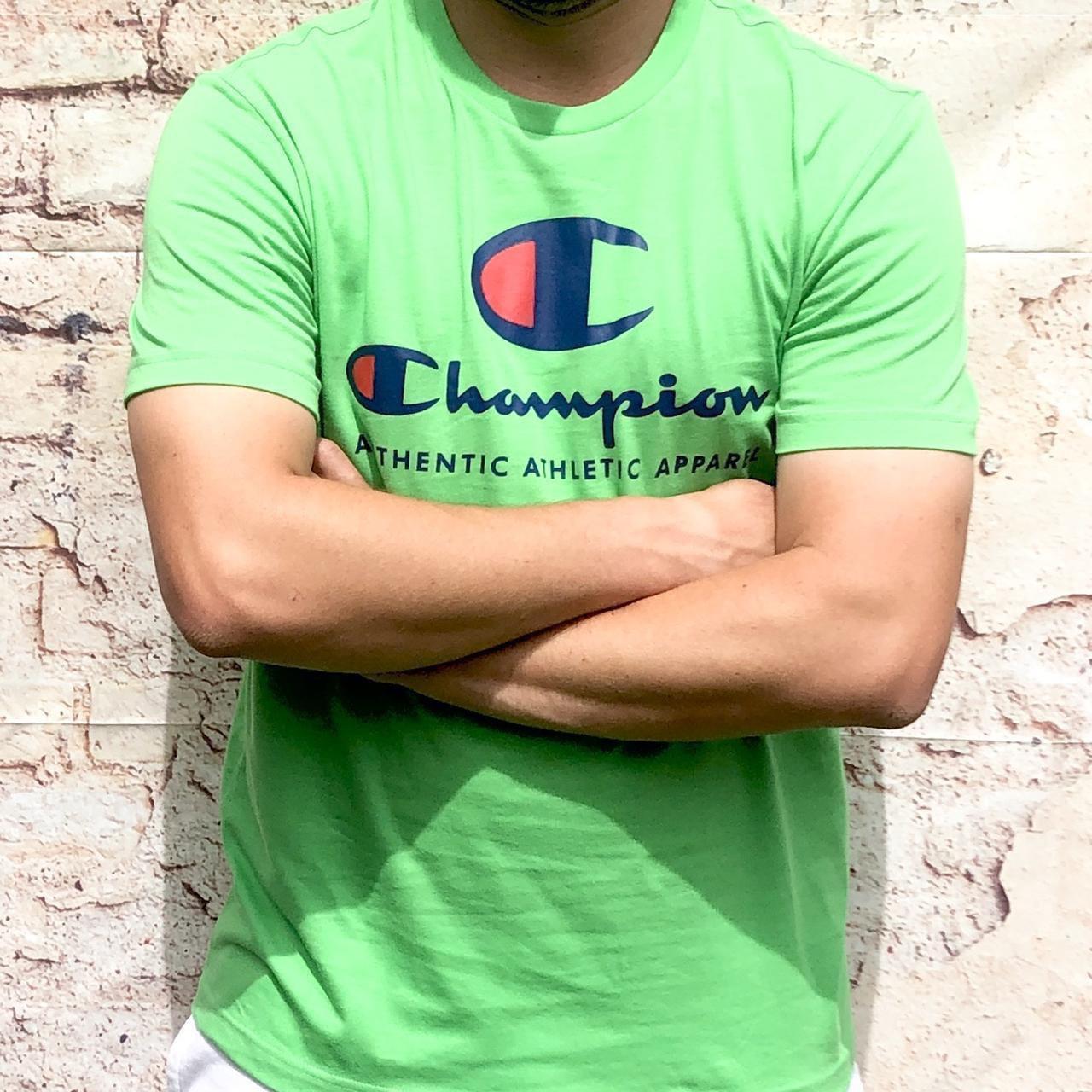 Champion green sales tee