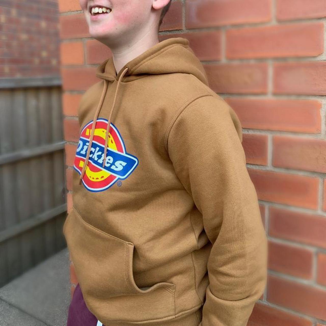 Dickies brown hoody Men's women's 90s Y2K Depop