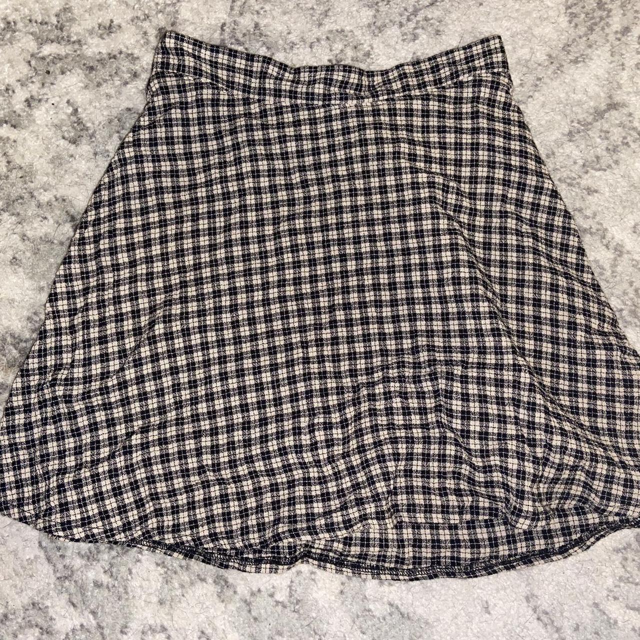 Plaid mini shop skirt garage