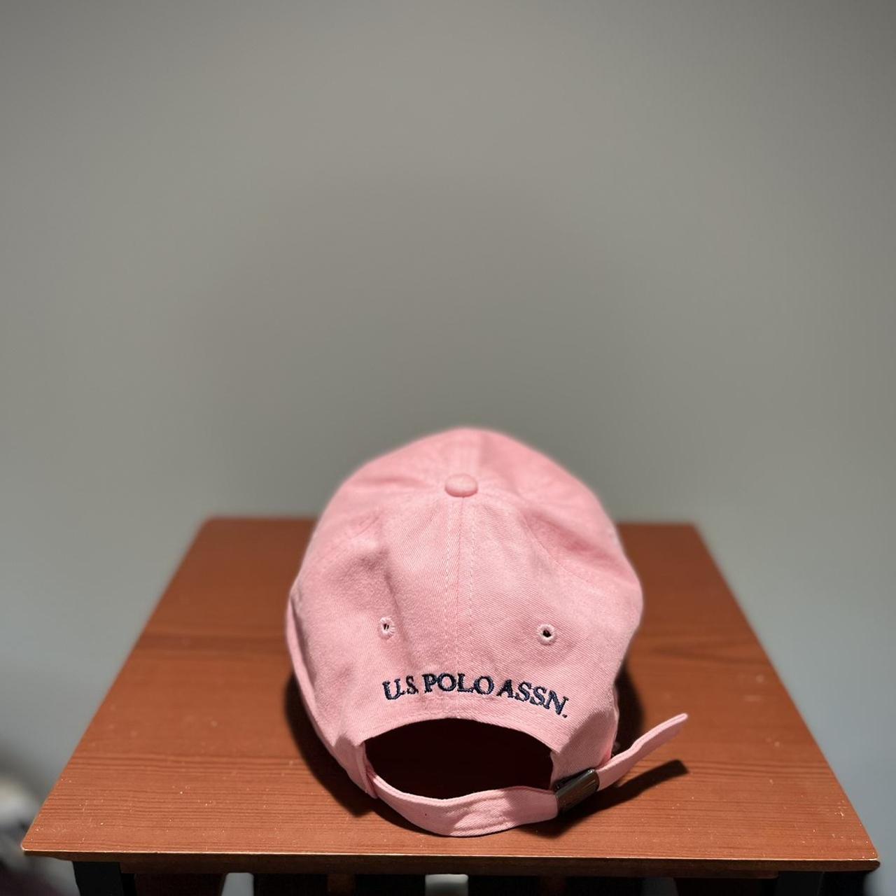 U.S. Polo Assn. Men's Pink and Navy Hat (4)