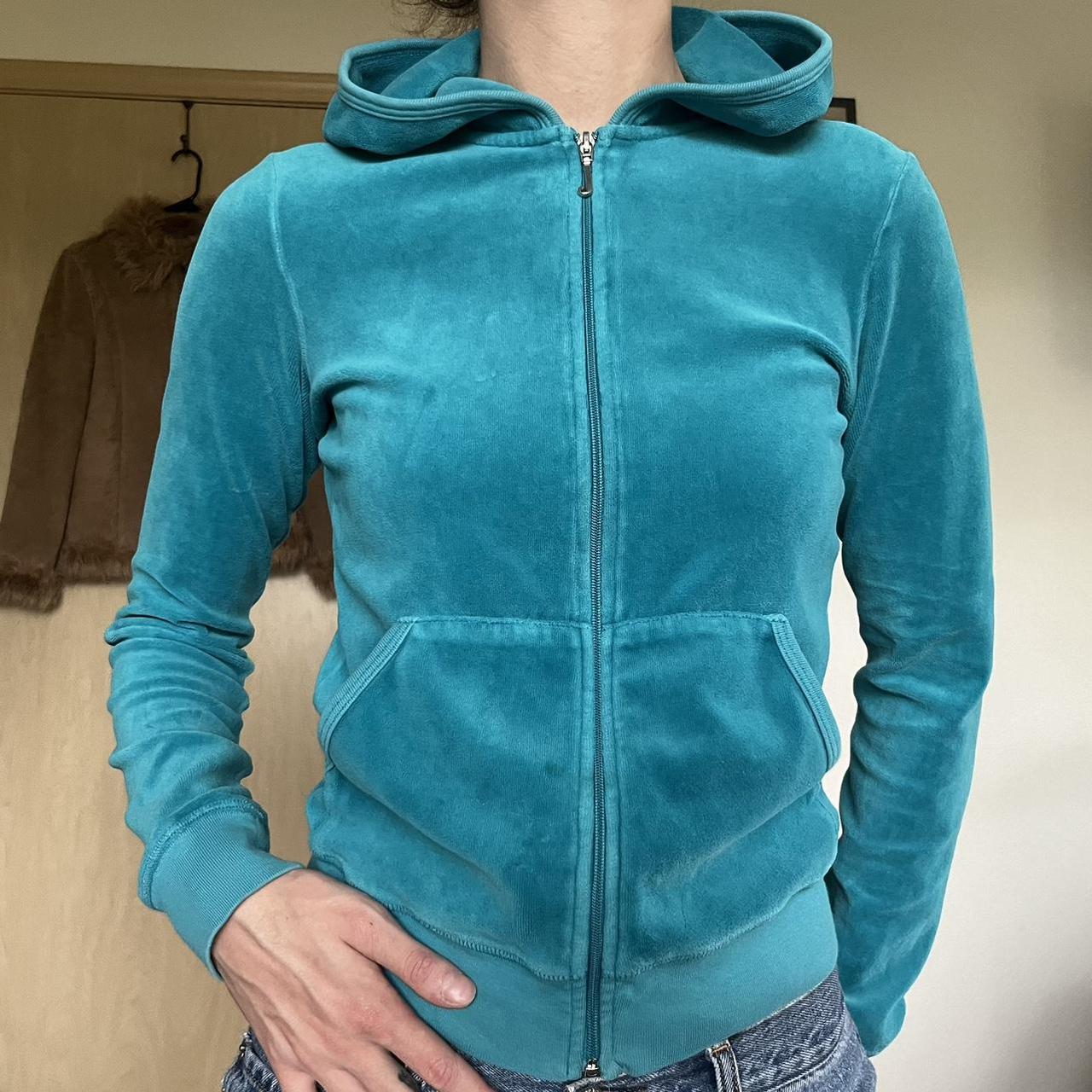 Juicy couture hoodie blue hot sale