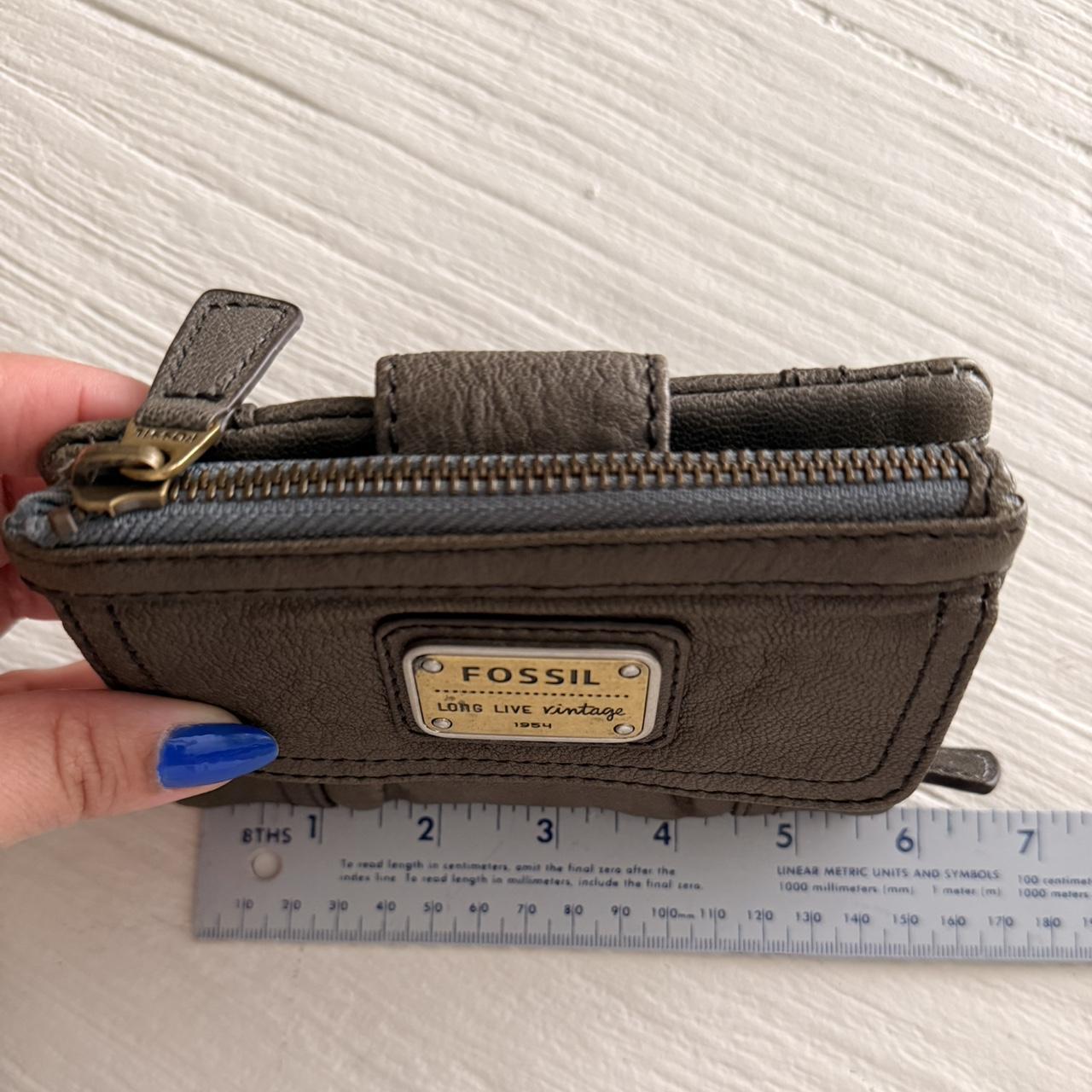 Fossil Women's Wallet - Brown/Khaki – Ash Fossil … - image 3