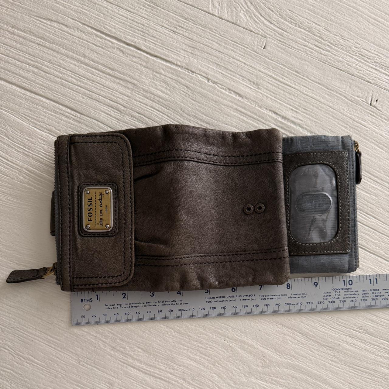 Fossil Women's Wallet - Brown/Khaki – Ash Fossil … - image 5