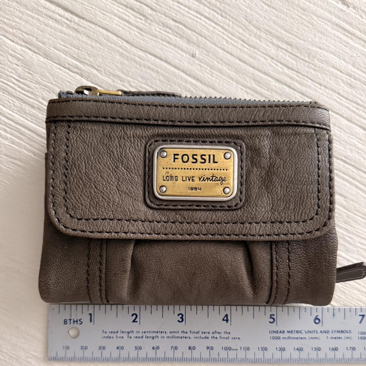 Fossil Women's Wallet - Brown/Khaki – Ash Fossil … - image 2