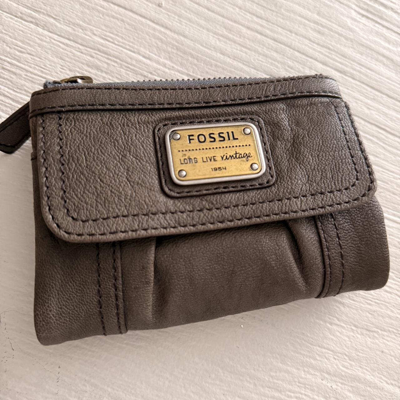 Fossil Women's Wallet - Brown/Khaki – Ash Fossil … - image 1