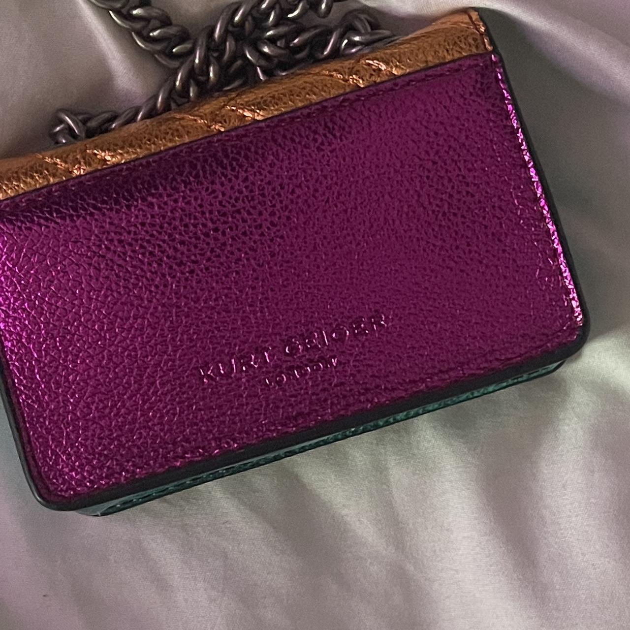 Kurt Geiger Women's Pink and Orange Bag Depop