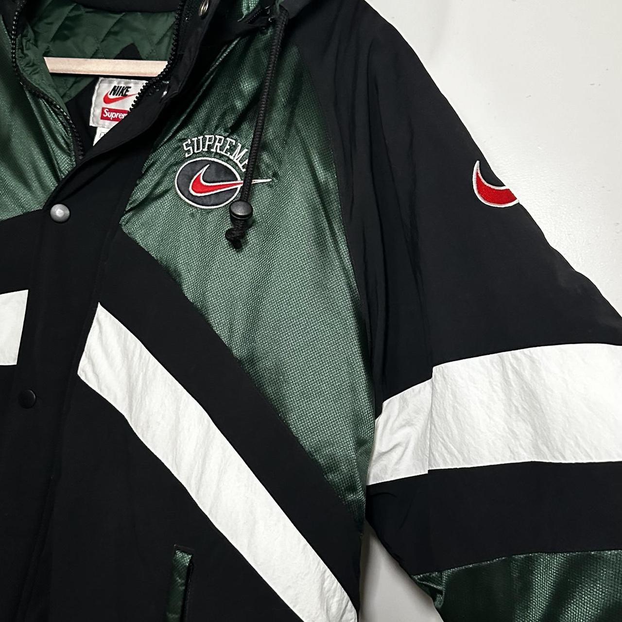 green nike supreme jacket