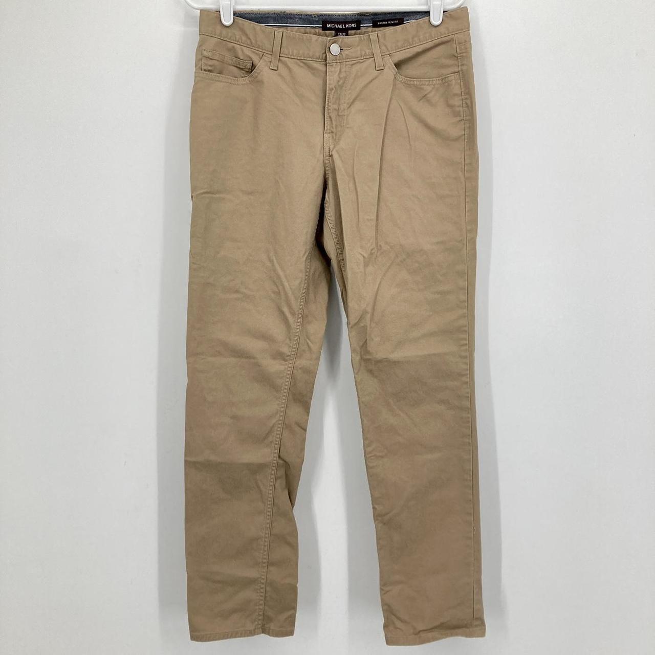 Michael Kors Men's Tan Trousers | Depop