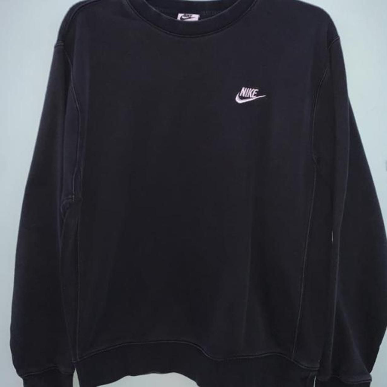 Nike Men's Black Jumper | Depop