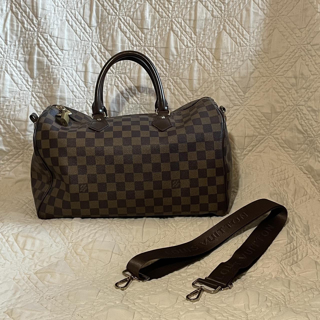 2018 Louis Vuitton Speedy Bandouliere 35 in Damier. Depop