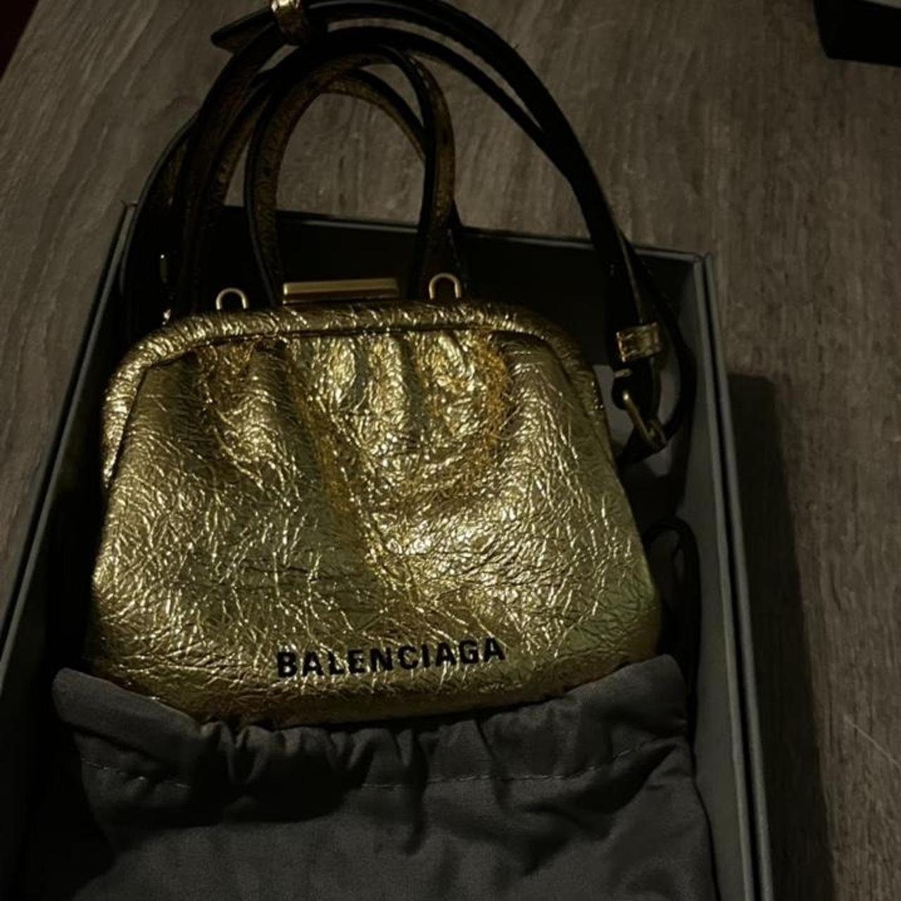 balenciaga tote bag gold