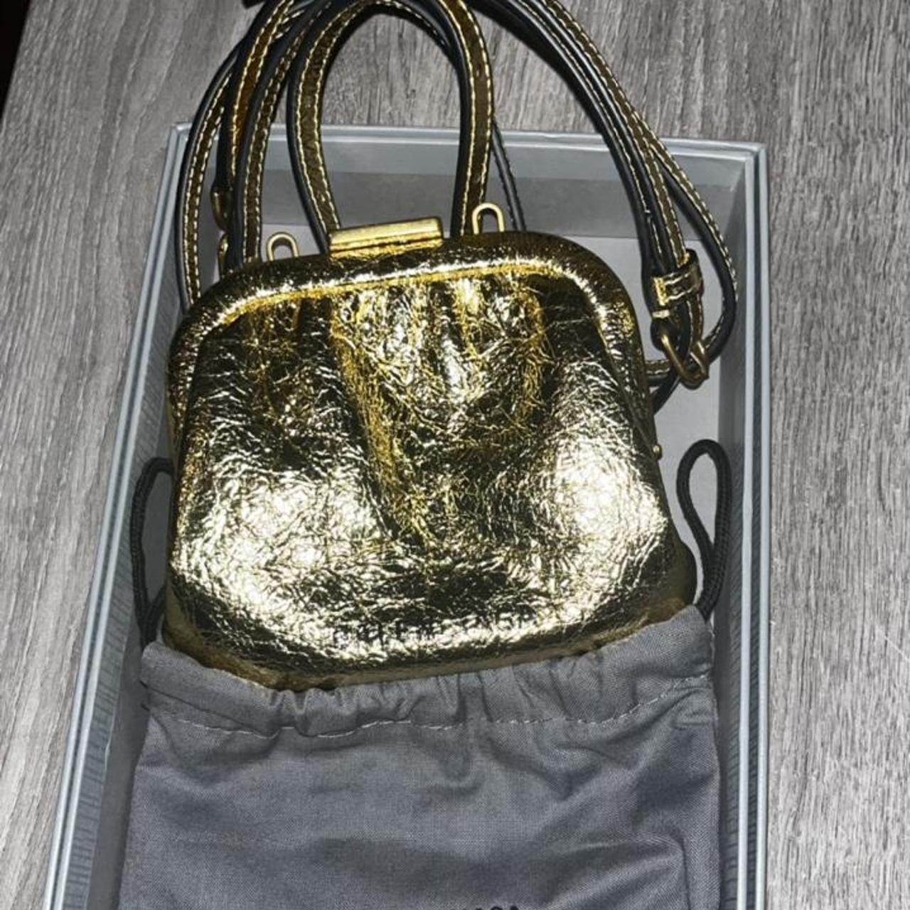 balenciaga bag gold