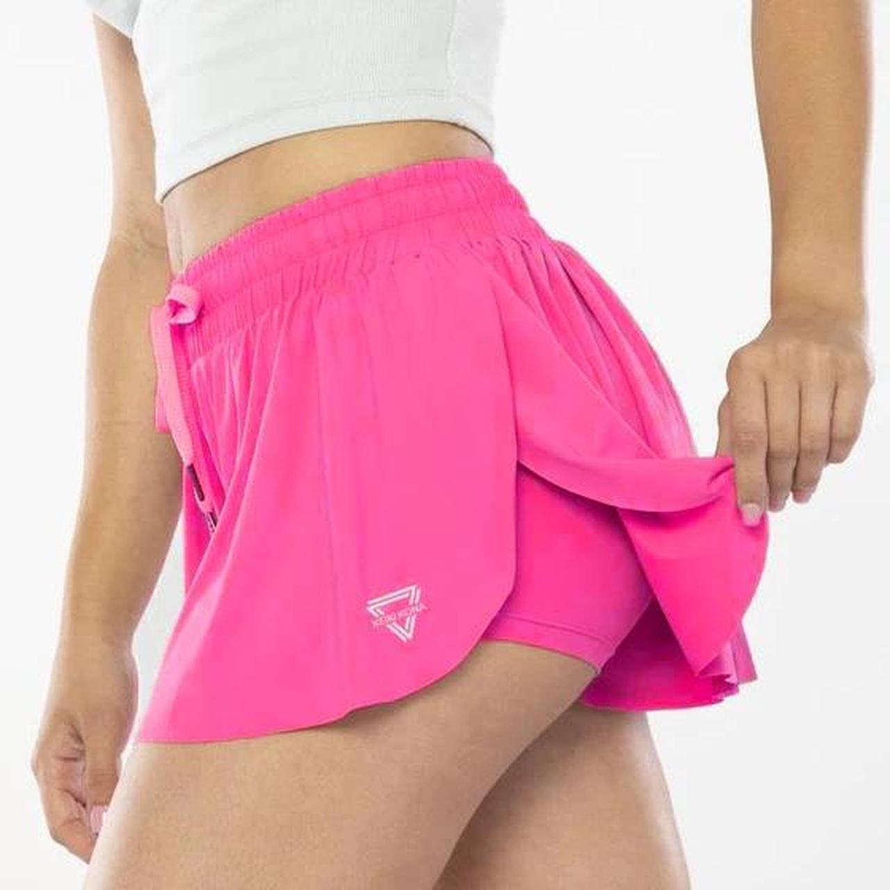 Keiki Kona Mauve Pink Shorts - Flowy athletics - Depop
