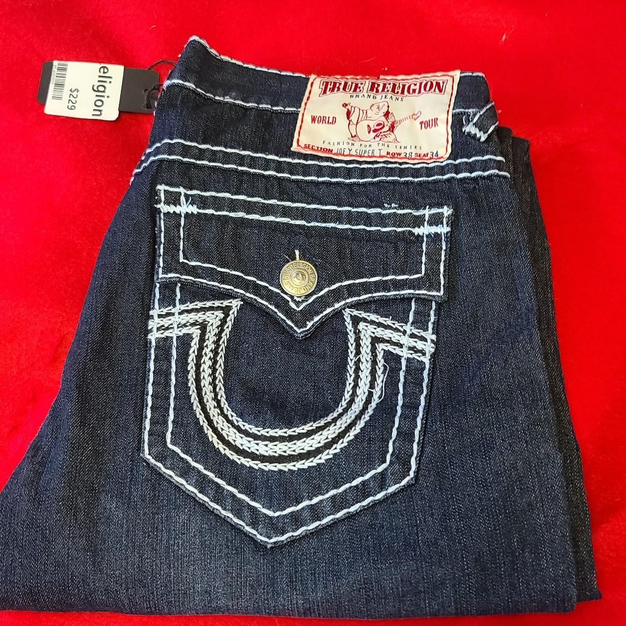 True Religion Joey Super T Jeans store Size 38x34