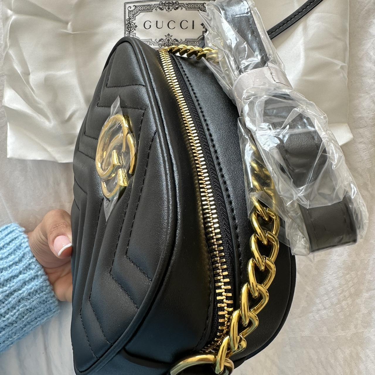 Brand New GG Black and Gold Shoulder Bag Comes with... Depop