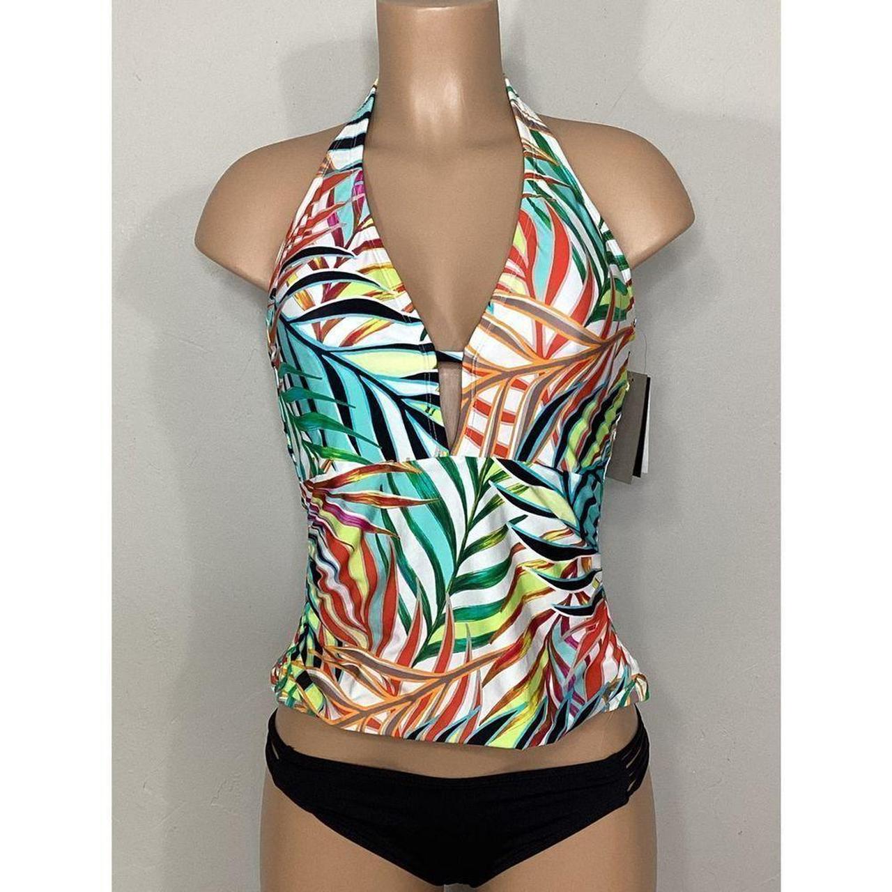 New. Kenneth Cole beautiful plunge neck tankini. Depop