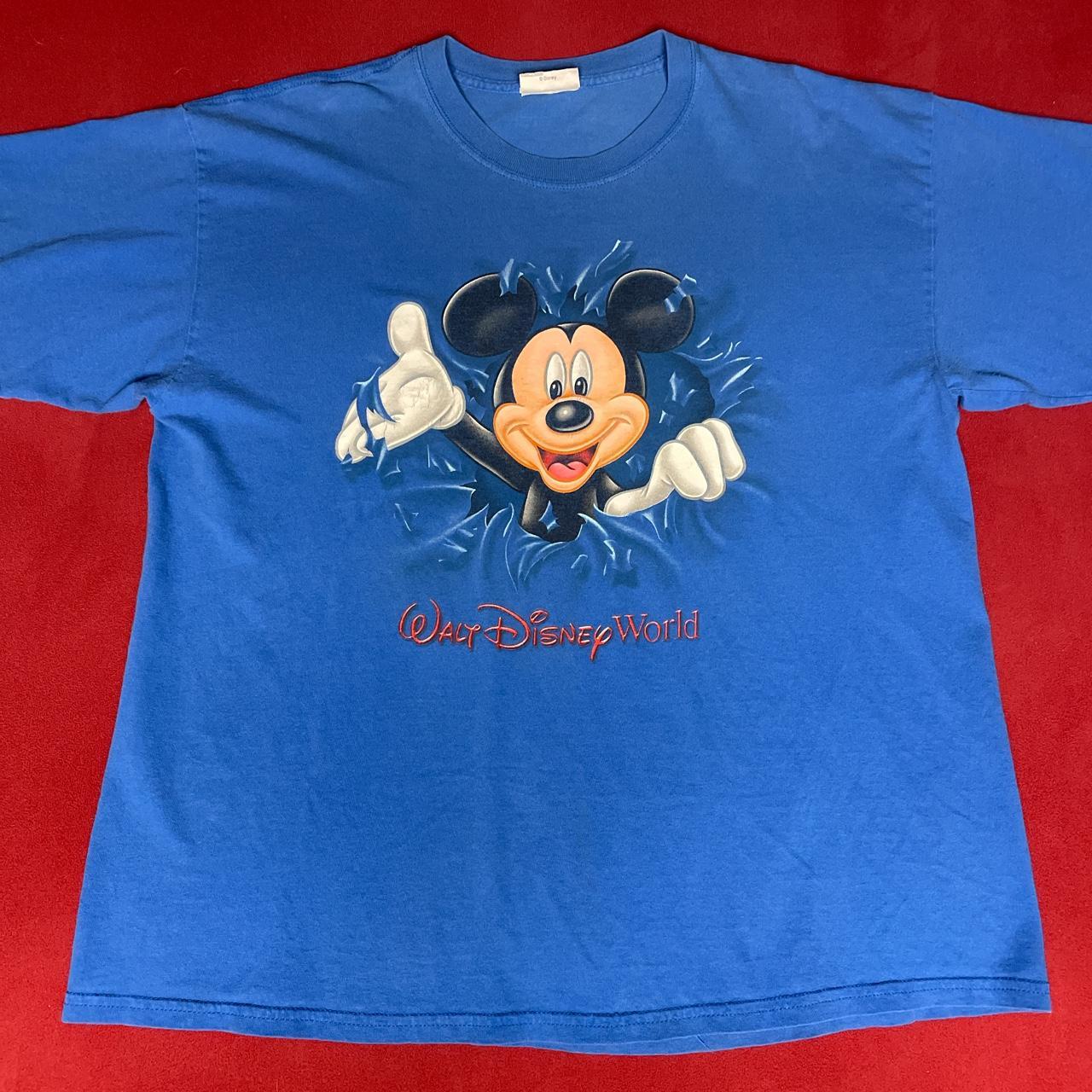 Vintage 90s Mickey USA Disney Store T-shirt Cool - Depop