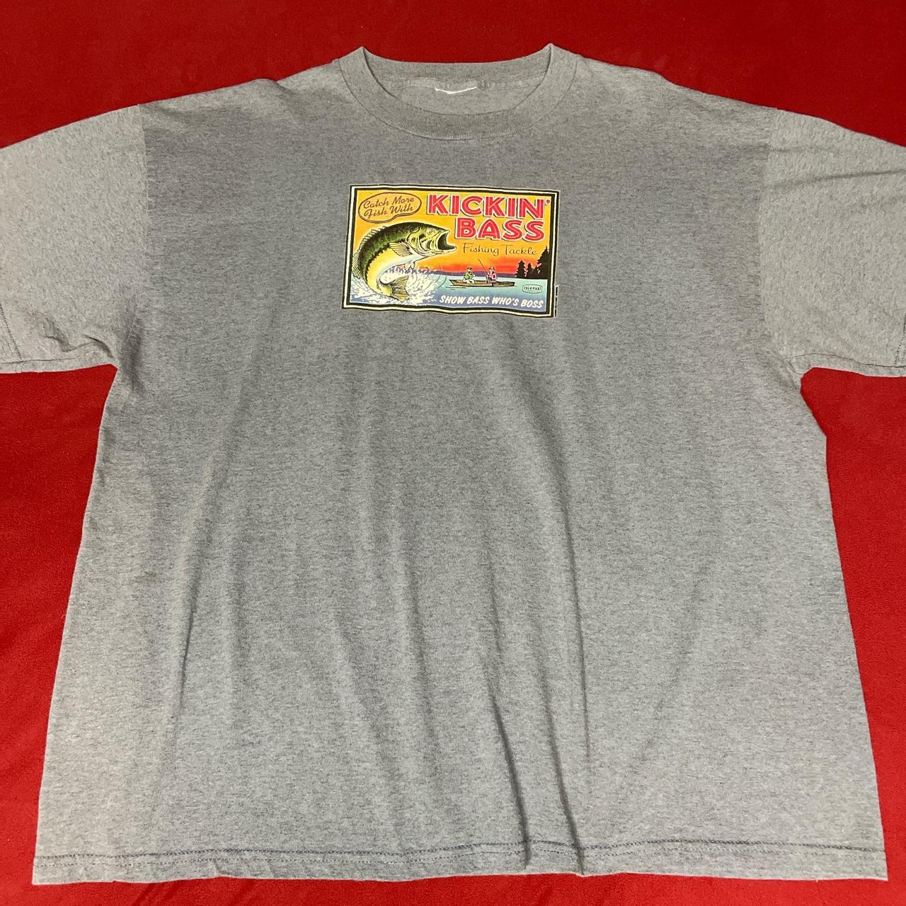 Vintage early 2000’s Kickin Bass fishing